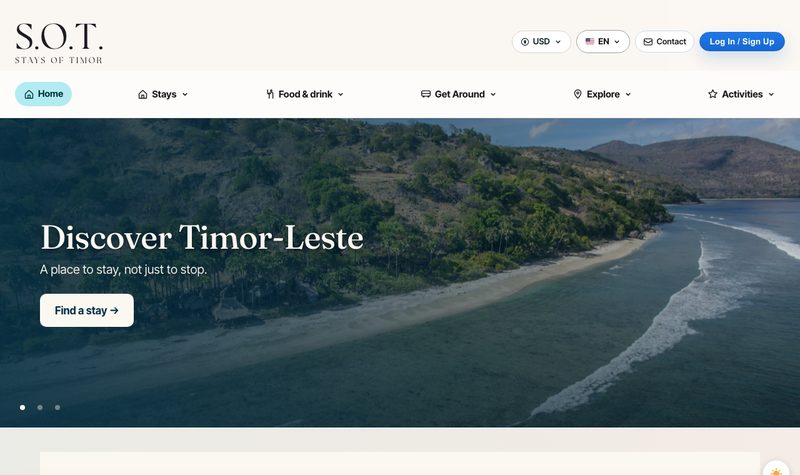 Stays of Timor homepage